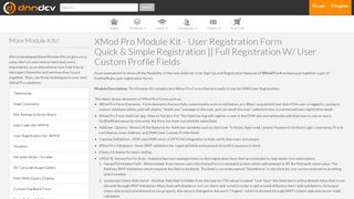 
                            3. DNNDev.com > Products > Free XMod Pro Kits > …