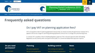 
                            4. Do I pay VAT on planning application fees? - Planning Portal