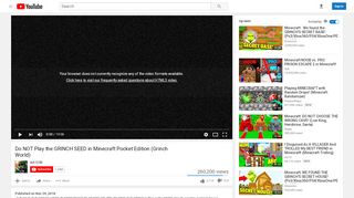 
                            8. Do NOT Play the GRINCH SEED in Minecraft Pocket Edition (Grinch ...