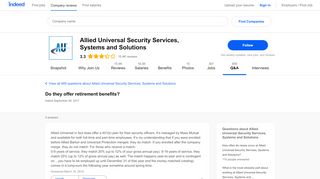 
                            8. Do they offer retirement benefits? | Allied Universal Security Services ...