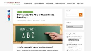 
                            6. Do you know the ABC of Mutual Funds Investing ...