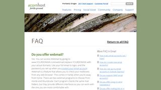 
                            5. Do you offer webmail? - Acorn Host