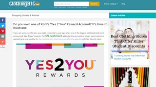 
                            4. Do you own one of Kohl’s “Yes 2 You” Reward Account? It’s ...