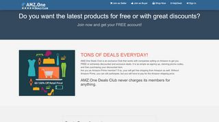 
                            3. Do you want the latest products for ... - AMZ.One Deals Club