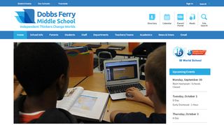 
                            3. Dobbs Ferry Middle School / Homepage