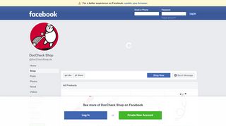 
                            5. DocCheck Shop - Shop | Facebook