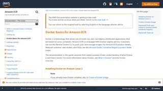 
                            4. Docker Basics for Amazon ECR - Amazon ECR - AWS ...