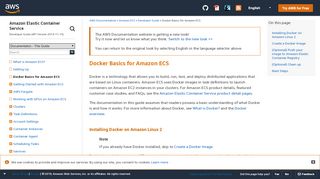 
                            3. Docker Basics for Amazon ECS - AWS Documentation