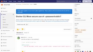 
                            7. Docker CLI More secure use of --password-stdin? (#39508) · Issues ...