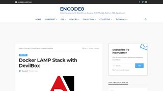 
                            8. Docker LAMP Stack with DevilBox - Encode8