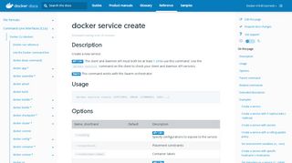 
                            4. docker service create | Docker Documentation