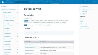 
                            2. docker service | Docker Documentation