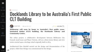 
                            8. Docklands Library to be Australia’s First Public CLT Building