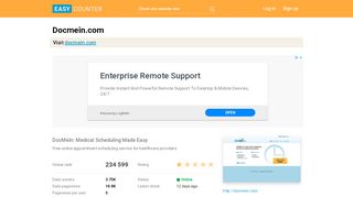 
                            9. Docmein.com: DocMeIn: Medical Scheduling Made Easy