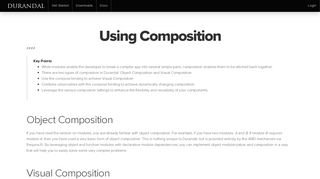 
                            1. Docs - Using Composition | Durandal