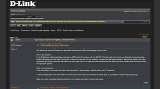 
                            9. Docsis 3 modem from Brighthouse - D-Link Forums