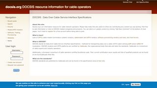 
                            3. docsis.org | DOCSIS resource information for cable operators