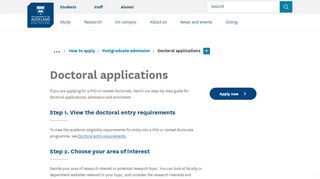 
                            6. Doctoral applications - The University of Auckland