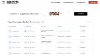 
                            7. DoctorLogic LLC: Employee Profiles | ZoomInfo.com