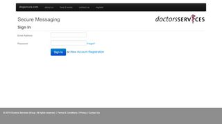 
                            8. Doctors Services | Secure Messaging | Sign In