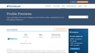 
                            8. DocuMatix Company Profile: Acquisition & Investors | PitchBook