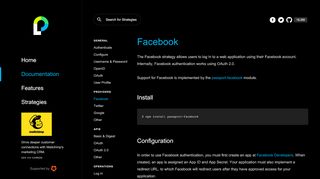 
                            8. Documentation: Facebook - passportjs.org