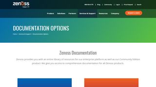 
                            4. Documentation Options | Zenoss