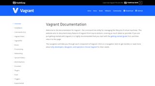 
                            5. Documentation - Vagrant by HashiCorp