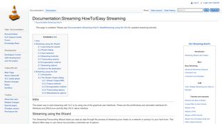 
                            3. Documentation:Streaming HowTo/Easy Streaming - VideoLAN Wiki