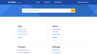 
                            8. DocuSign Support Center