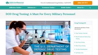 
                            6. DOD Drug Testing: What Kind of Drug Testing Does the Military Use?