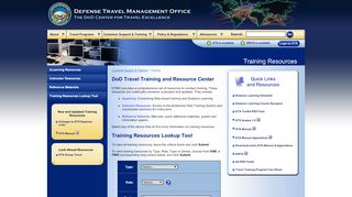 
                            4. DoD Travel Training and Resource Center