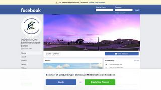 
                            3. DoDEA McCool Elementary/Middle School - Home | Facebook