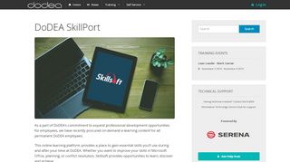 
                            9. DoDEA SkillPort | DoDEA eLearning Portal