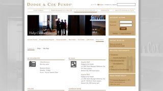 
                            6. Dodge & Cox Funds : Contact Us