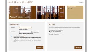 
                            2. Dodge & Cox Funds - secureaccountview.com