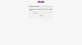 
                            1. Dodo - Login Page