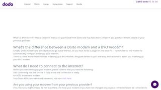 
                            4. Dodo Support - Setting up your BYO Modem for ADSL