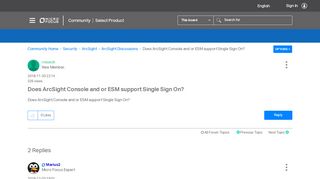 
                            5. Does ArcSight Console and or ESM support Single Sign On? - Micro ...