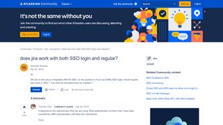 
                            8. does jira work with both SSO login and regular? - Atlassian Community