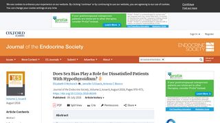 
                            8. Does Sex Bias Play a Role for Dissatisfied Hypothyroid Patients ...