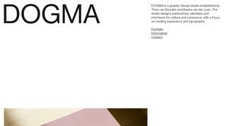 
                            4. DOGMA, studio for graphic design and typography