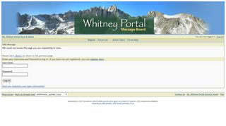 
                            7. Dogs on Mt. Whitney | Mt. Whitney Portal Store Message Board | Mt ...