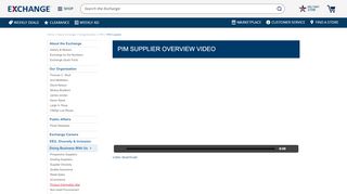 
                            2. Doing Business | PIM Supplier Overview Video - The Exchange
