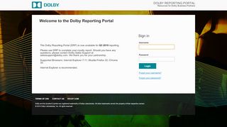 
                            3. Dolby Reporting Portal