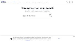 
                            1. Domain Name that fits your business | Yahoo! …