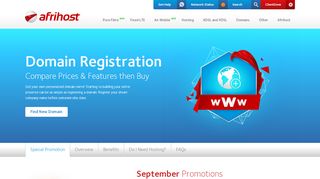 
                            8. Domain Registration - afrihost.com