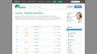 
                            6. Domain Registration - Domain Search - Register Domains