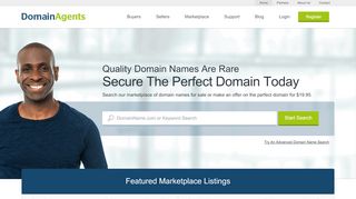 
                            1. DomainAgents - Domain Name Marketplace & Brokerage