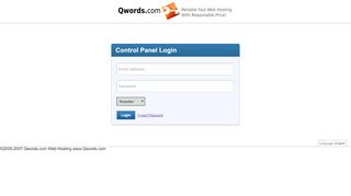 
                            8. domcpanel.qwords.com - Control Panel Login